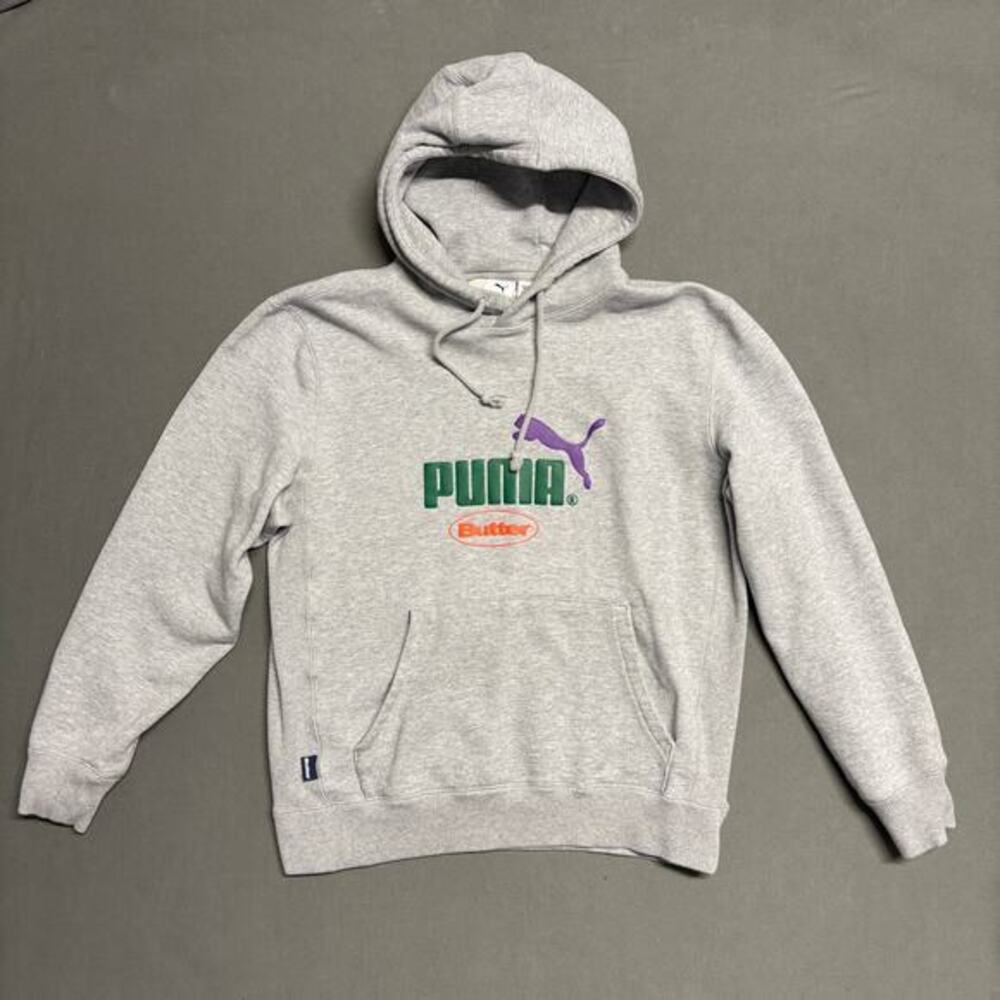 Puma x Butter Goods Hoodie Hooded Sweatshirt Grey Unisex 532439-04